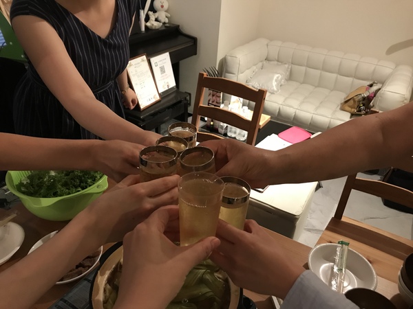 夏の鍋会 目黒エステ